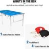 61i5T3jFsL._AC_SX425_.jpg EastPoint Sports Penn Space Saver Table Tennis Table Fully Assembled IndoorOutdoor Portable Table with Net 2 Ping Pong Paddles and 4 Balls