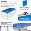 71FzvVqb5bL._AC_SX425_.jpg EastPoint Sports Penn Space Saver Table Tennis Table Fully Assembled IndoorOutdoor Portable Table with Net 2 Ping Pong Paddles and 4 Balls
