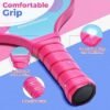 81wnz3REMjL._AC_SX425_.jpg Pink Pickleball Paddles Set of 2 Cute Lightweight Fiberglass Surface